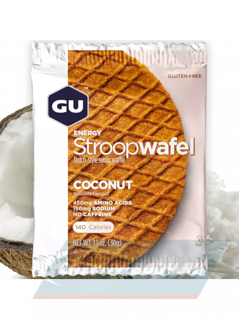 Батончик энергетический GU ENERGY GU ENERGY STROOPWAFEL no caffeine 6 x 32 г, Кокос