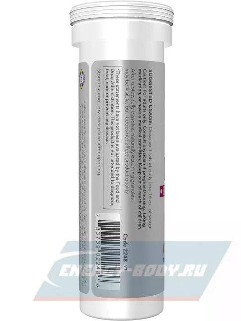  NOW FOODS Effer-Hydrate, Electrolyte Supplement 10 шипучих таблеток, Тропический пунш
