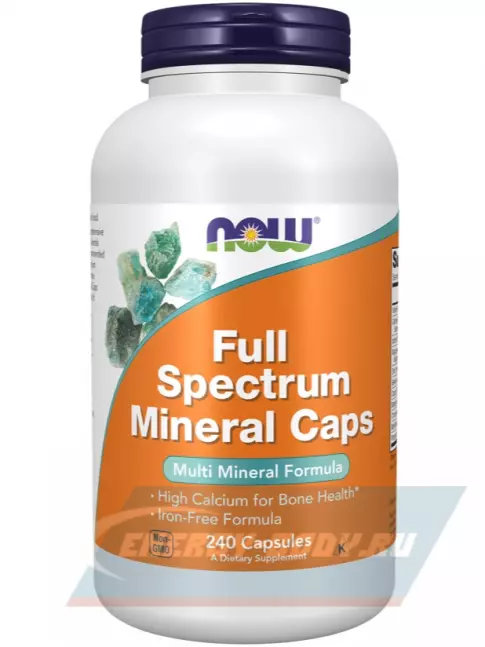 NOW FOODS Full Spectrum Minerals Caps 240 веган капсул NOW FOODS Full Spectrum Minerals Caps 240 веган капсул