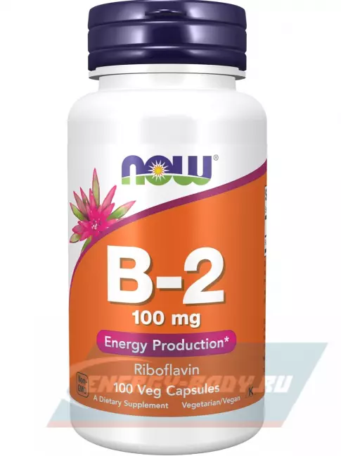  NOW FOODS B-2 100 mg 100 веган капсул