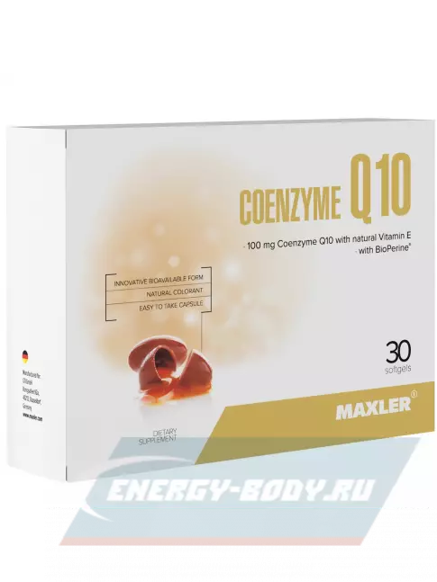  MAXLER Coenzyme Q10 30 капсул