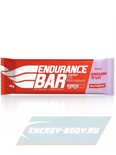 Батончик энергетический NUTREND ENDURANCE BAR 45 г, Маракуйя