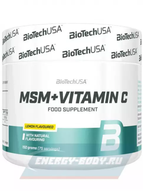 Суставы, связки BioTechUSA MSM 350 mg + Vitamin C 1500 mg 150 г