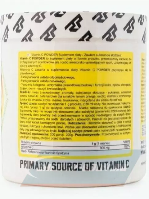  Real Pharm Vitamin C Powder 200 г, Клубника-малина