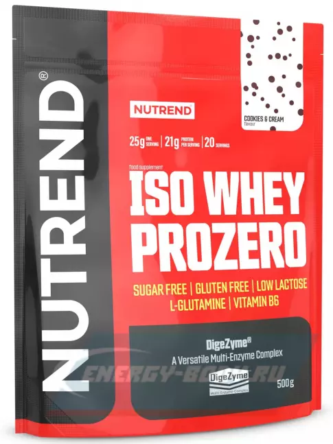  NUTREND Iso Whey Prozero 500 г, Печенье с кремом