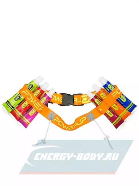 Powerup Ремень для номера и гелей orange Оранжевый