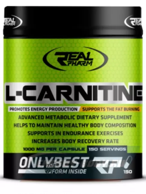 L-Карнитин Real Pharm L-Carnitine 150 капсул