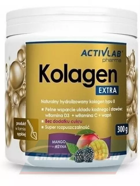 COLLAGEN ActivLab Collagen EXTRA 300 г, Манго-Ежевика