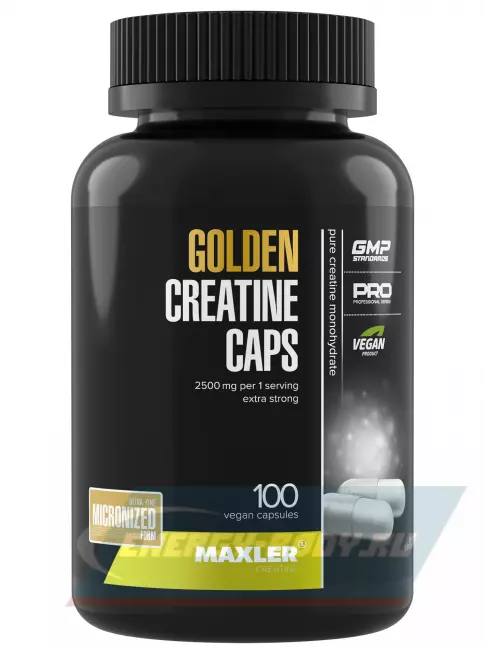  MAXLER 100% Golden Creatine 100 веган капсул