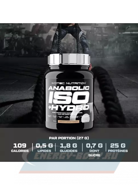  Scitec Nutrition Anabolic Iso + Hydro 920 г, Печенье-крем