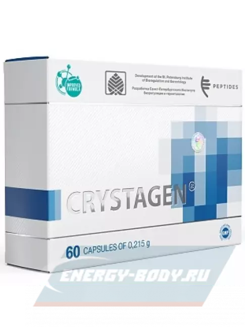  PEPTIDES Кристаген (Crystagen) 60 капсул