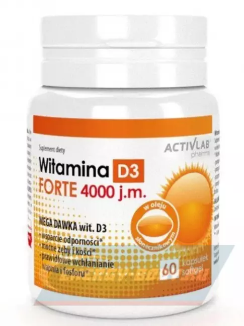  ActivLab Vitamina D3 Forte 4000IU 60 капсул