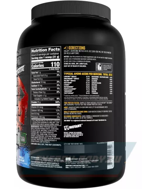  Mutant Iso Surge 727 г, Ванильное мороженое