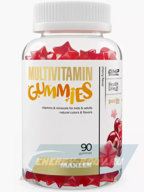  MAXLER Multivitamin Gummies 90 мармеладок, Вишня
