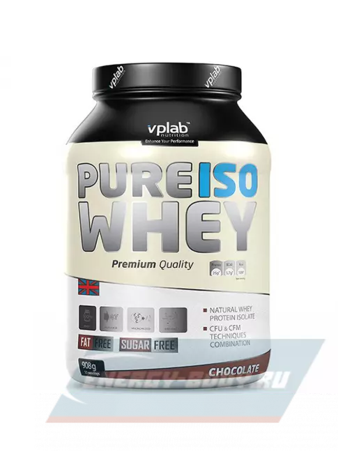  VP Laboratory PURE ISO WHEY 908 гр, Шоколад