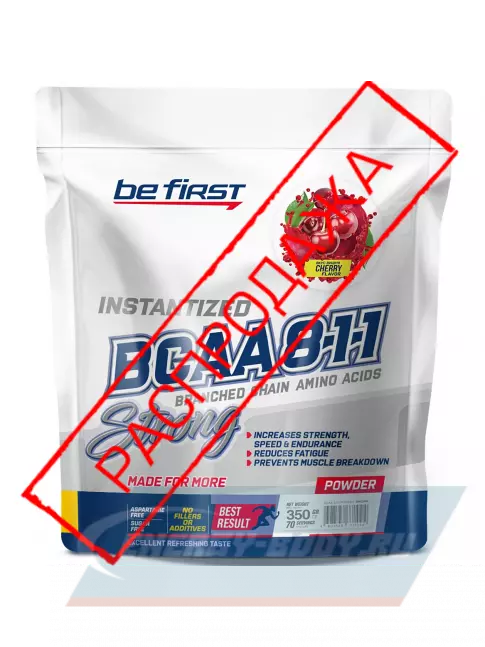 ВСАА Be First BCAA Instantized powder 1 x 350 г, Вишня