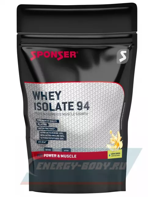  SPONSER WHEY ISOLATE 94 CFM 1500 г, Банан