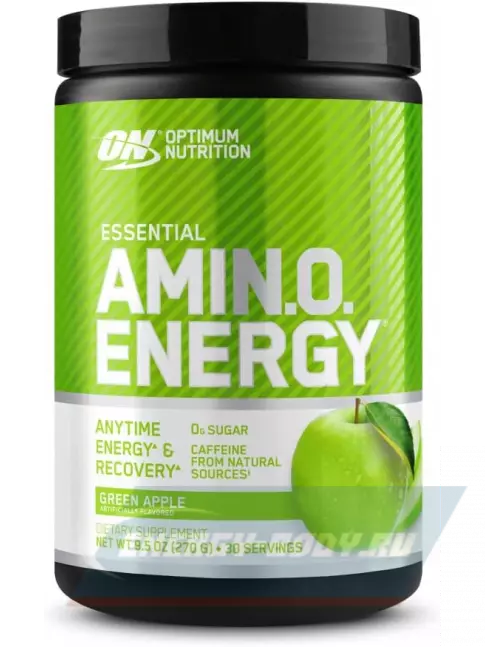 Аминокислотны Optimum Nutrition Essential Amino Energy 270 г, Зеленое яблоко