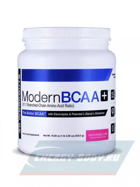 ВСАА MODERN SPORTS NUTRITION Modern BCAA 8:1:1 Plus + 535.5 г, Арбуз