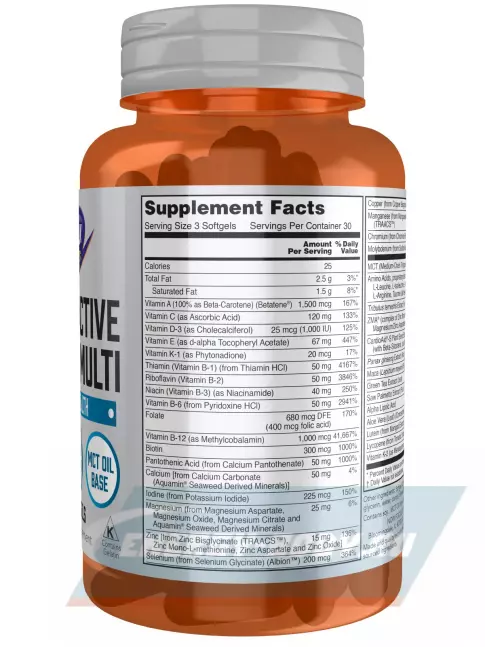  NOW FOODS Men's Active Sports Multi 90 гелевых капсул