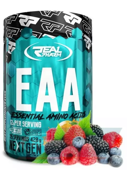 Аминокислотны Real Pharm EAA Powder 420 г, Лесные ягоды