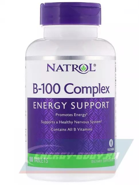  Natrol B-100 Complex 100 таблеток, Нейтральный