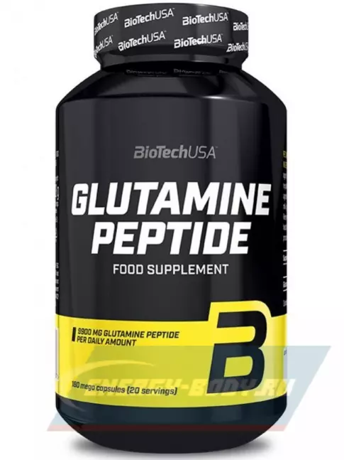 Глютамин BioTechUSA Glutamine Peptide 9900 mg 180 капсул Глютамин BioTechUSA Glutamine Peptide 9900 mg 180 капсул