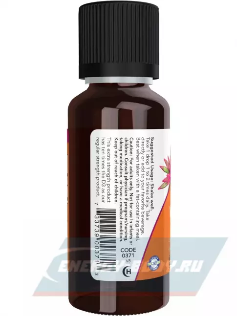  NOW FOODS Liquid Vitamin D-3, Extra Strength 30 мл