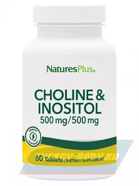  NaturesPlus Choline & Inositol 500 mg 60 таблеток