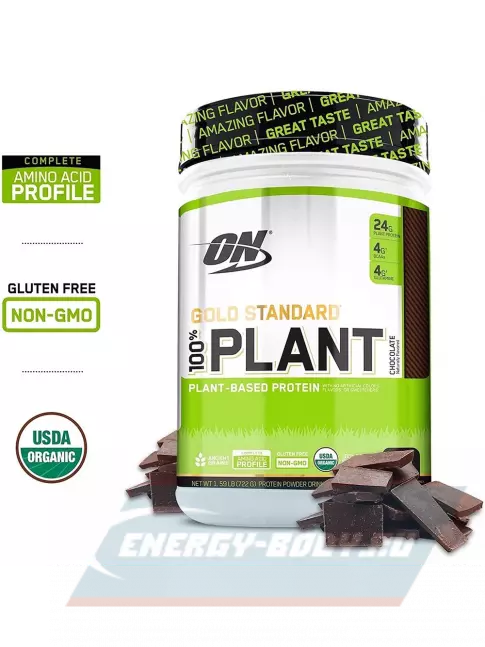  Optimum Nutrition 100% Plant Gold Standard 722 г, Шоколад