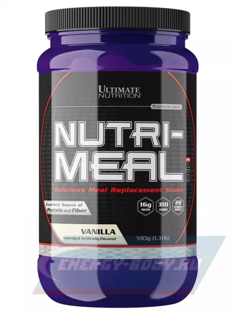  Ultimate Nutrition NUTRI-Meal 593 г, Ваниль