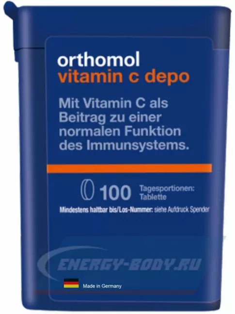  Orthomol Vitamin C Depo 100 таблеток