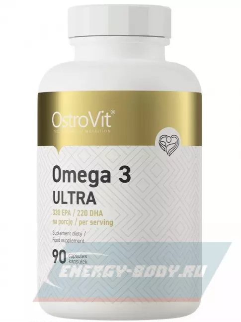 Omega 3 OstroVit Omega-3 Ultra 90 гелевых капсул