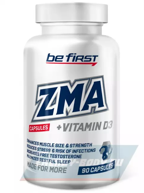 Be First ZMA + vitamin D3 (ЗМА + витамин Д3) 90 капсул Be First ZMA + vitamin D3 (ЗМА + витамин Д3) 90 капсул