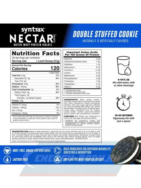  SYNTRAX Nectar Sweets 907 г, Печенье и крем