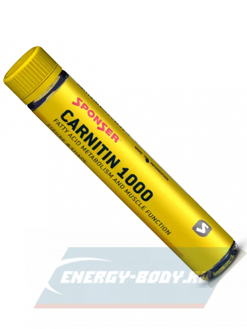 L-Карнитин SPONSER L-CARNITINE 1000 TRINKAMPULLE 1 шот x 25 мл, Персик