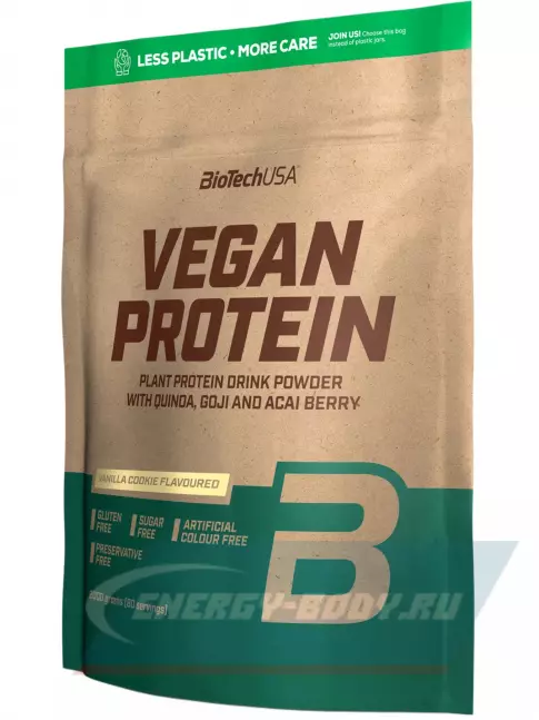  BioTechUSA Vegan Protein 2000 г, Ванильное печенье