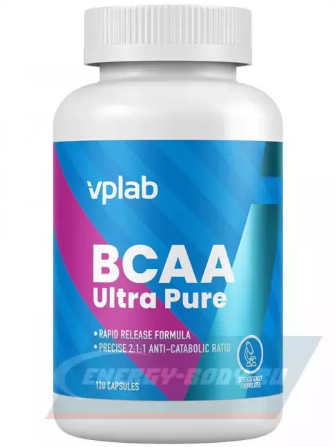 ВСАА VP Laboratory BCAA ULTRA PURE 2:1:1 120 кап., Нейтральный