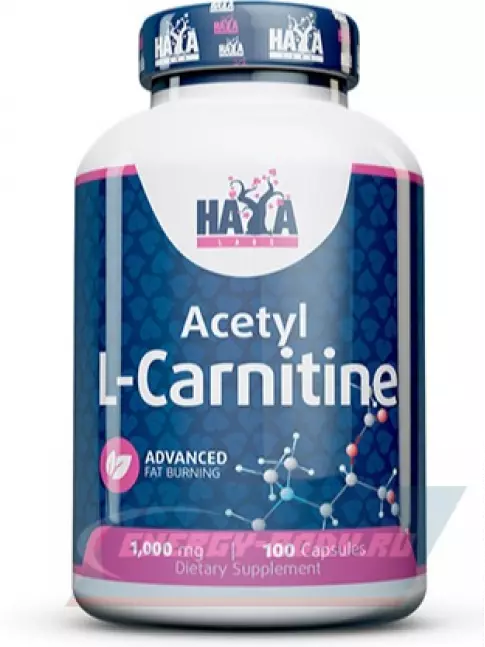 L-Карнитин Haya Labs Acetyl L-Carnitine 1000 mg 100 капсул L-Карнитин Haya Labs Acetyl L-Carnitine 1000 mg 100 капсул