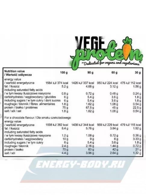  Real Pharm VEG Protein Powder 600 г, Ваниль