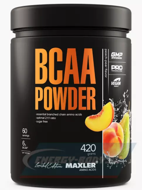 ВСАА MAXLER BCAA Powder 420 г, Персик - груша