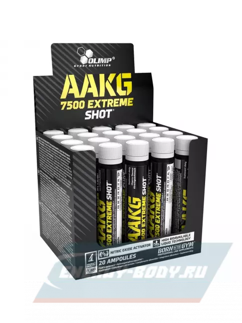  OLIMP AAKG 7500 Extreme Shot 20 × 25 мл, Вишня