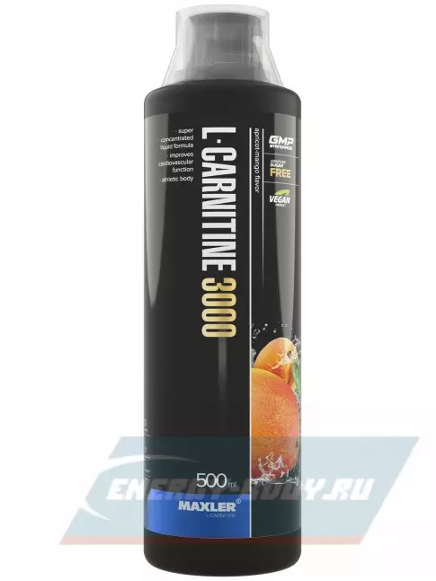 L-Карнитин MAXLER L-Carnitine 3000 500 мл, Абрикос-Манго