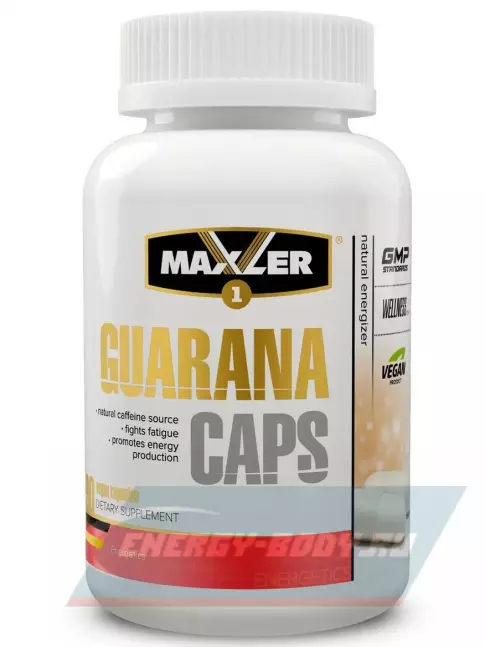 Энергетик MAXLER Guarana 1500 90 капсул