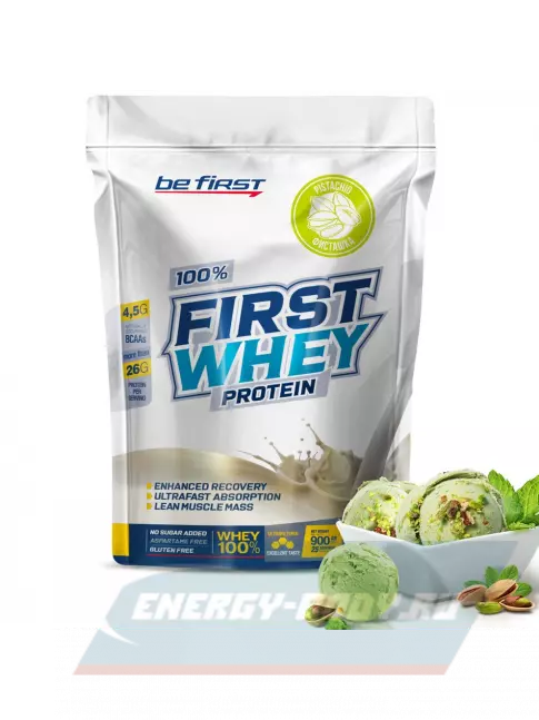  Be First First Whey protein (сывороточный протеин) 900 г, Фисташка