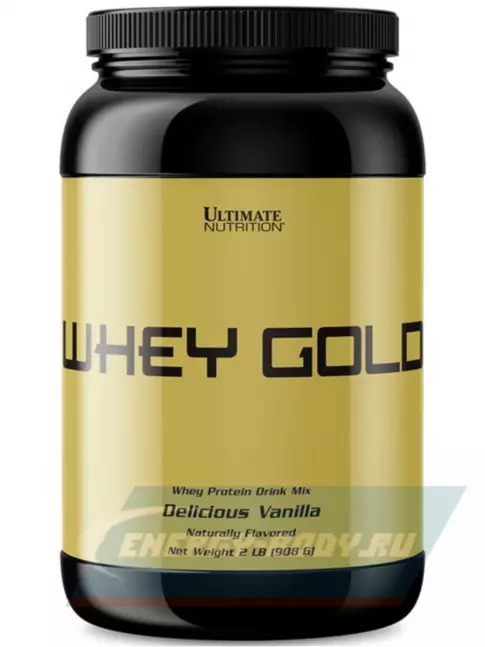  Ultimate Nutrition Whey Gold 908 г, Ваниль