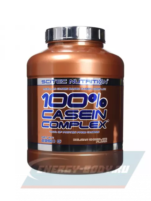  Scitec Nutrition 100% Casein Complex 2350 г, Бельгийский шоколад