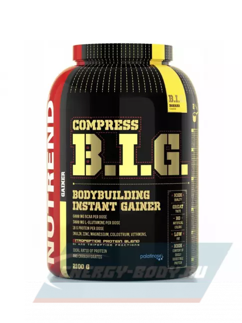 Гейнер NUTREND COMPRESS B.I.G. 2100 г, Банан
