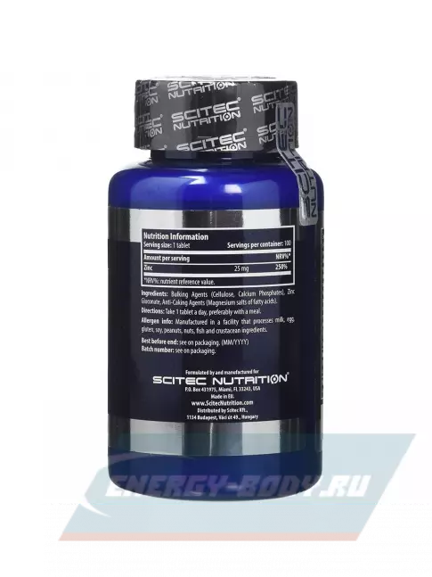  Scitec Nutrition Zinc 100 таблеток