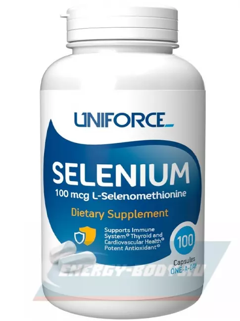 Минералы Uniforce Selenium 100 mcg 100 капсул